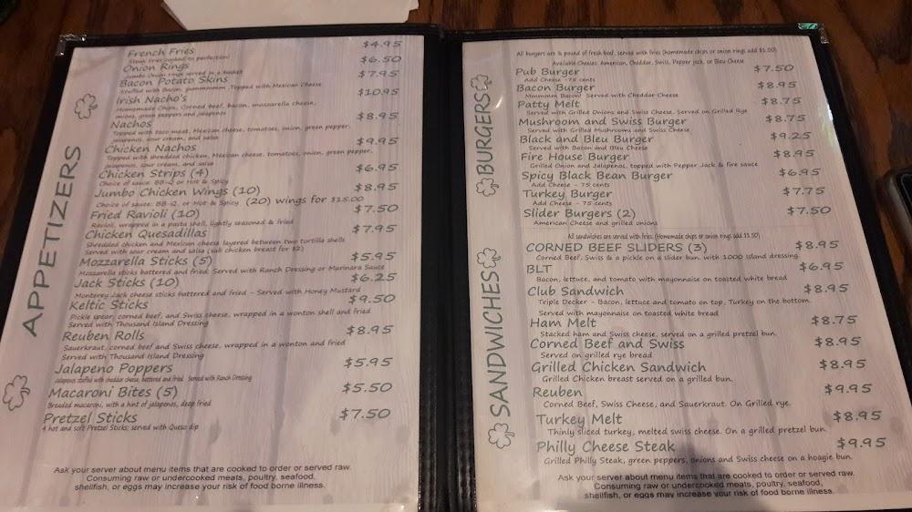 Egan's Pub Menu image 3